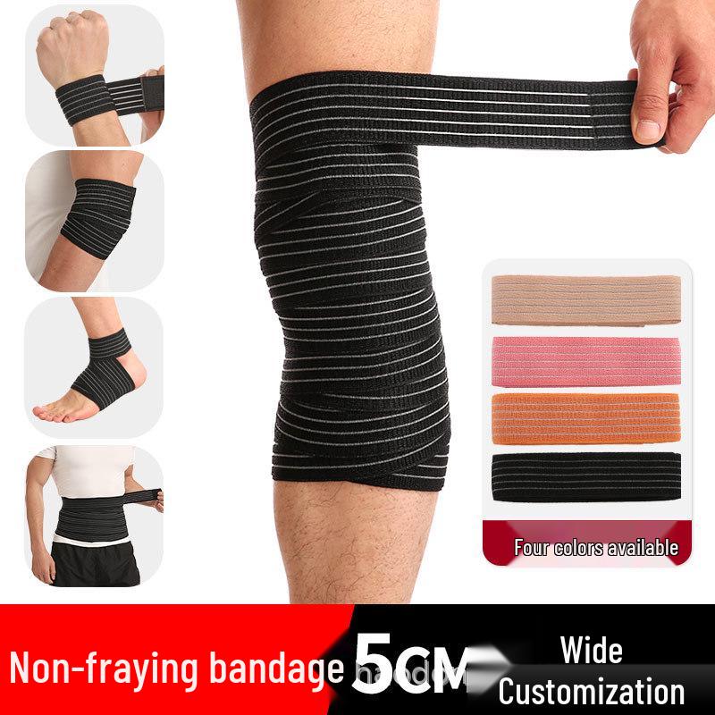 5CM Wide Non-Fluff Self-Adhesive Wrap Bandage for Sports Injuries - High Elasticity Tape