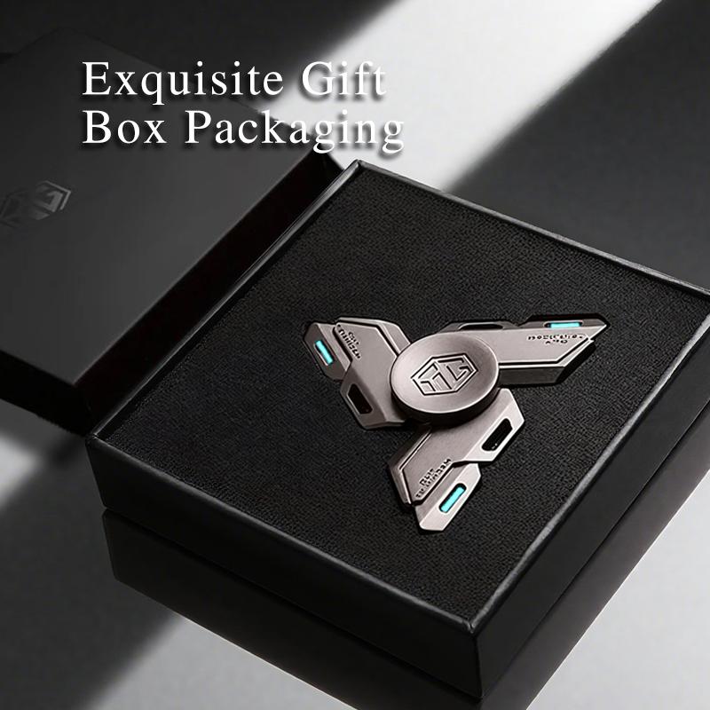 Premium Metal Fidget Toy - Alloy Edc Collector Spinner, Handcrafted Gyro For Stress Relief And Anxiety Management