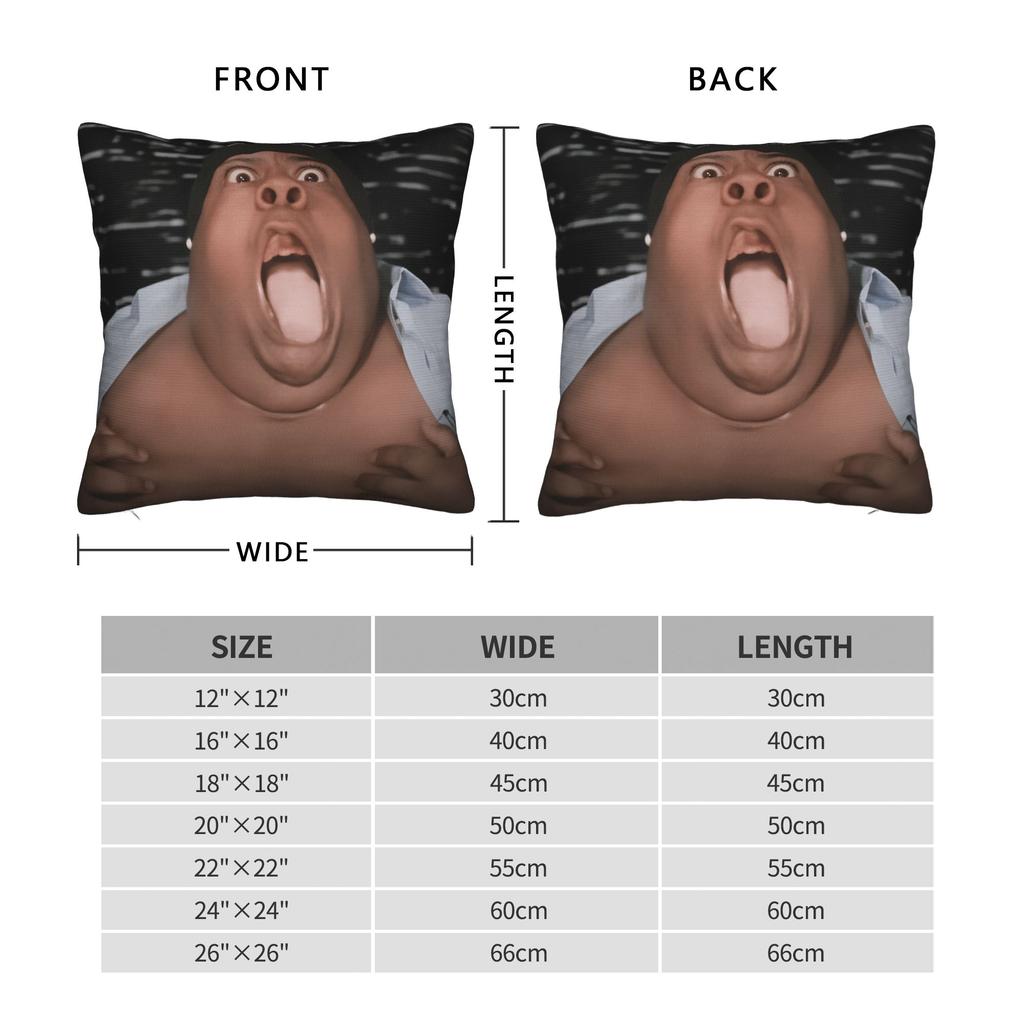 Ishowspeed Face Meme Pillow Case Cute Funny Pillow Cover Square Pillowcases For Living Room Bed Chair