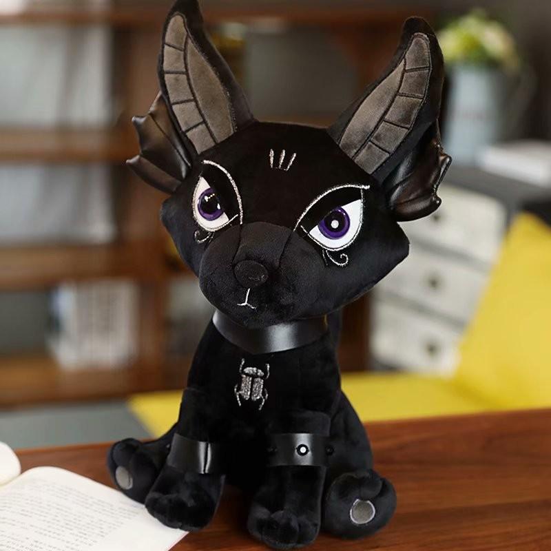 Plush Dark Stufffed Toy Black Elephant Hydra Figure Three Eyed Rabbit Dolls