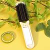 1pc Folding Colorful Flower Pattern Comb with Mirror, Portable Compact Air Cushion Comb, Suitable for Daily and Outdoor Use