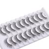 10 Pairs Natural Long False Eyelashes Fluffy Fake Lashes New 3D Mink Eyelashes  Eyelash Extension
