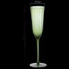 Retro Green Petal Ripple Wine Goblet