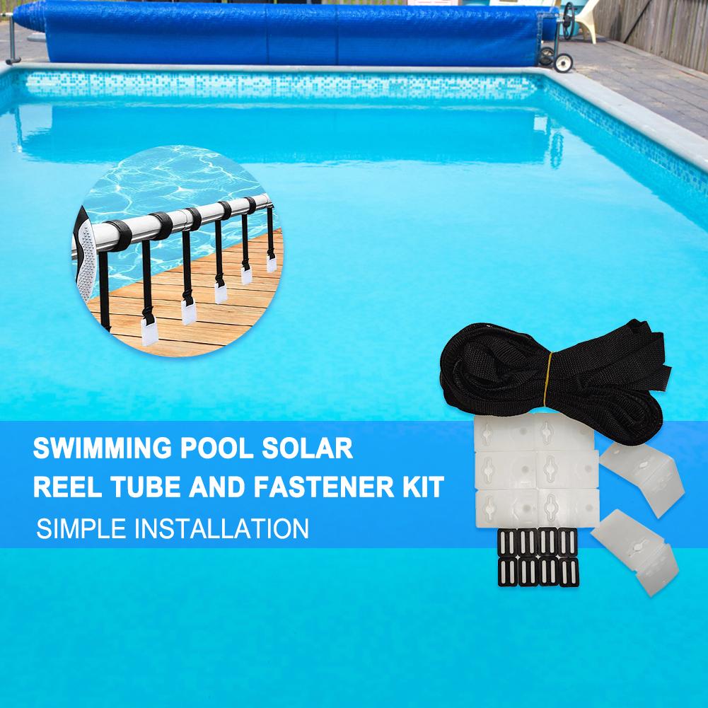 Swimming Pool Solar Cover Fixing Kit 8 Straps Strap Reel Size 8pcs 代引き人気