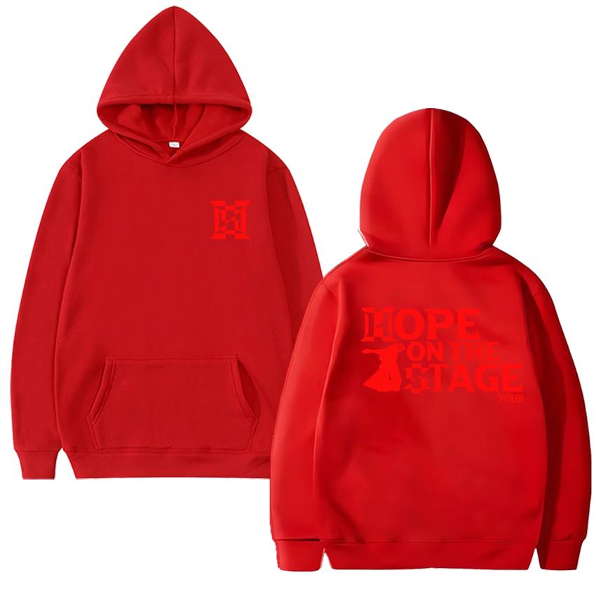 2025 Korean Kpop J-Hope On The Stage Tour Printed Hoodie Autumn Winter New Men Women Trend Y2k Pullover Unisex Fleece Sweatshirt