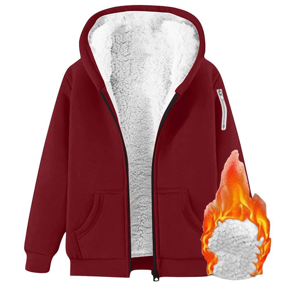 A Loose and Casual Hoodie for Women In Autumn and Winter, with Added Fleece and Thickened Warmth