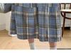 Japanese Korean Style High-Waisted Wool Plaid Pleated Skirt for Women - Mid-Length, Autumn/Winter 2026