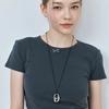 [Worn by Seo Ji-hye and Monsta X's Kihyun] Metal Bottle Cap Pendant String Necklace