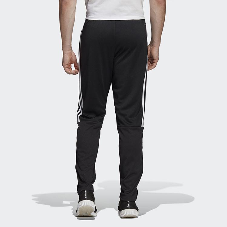Adidas Three-Stripe Casual Training Running Knit Pants Men Bottoms Black DY3133