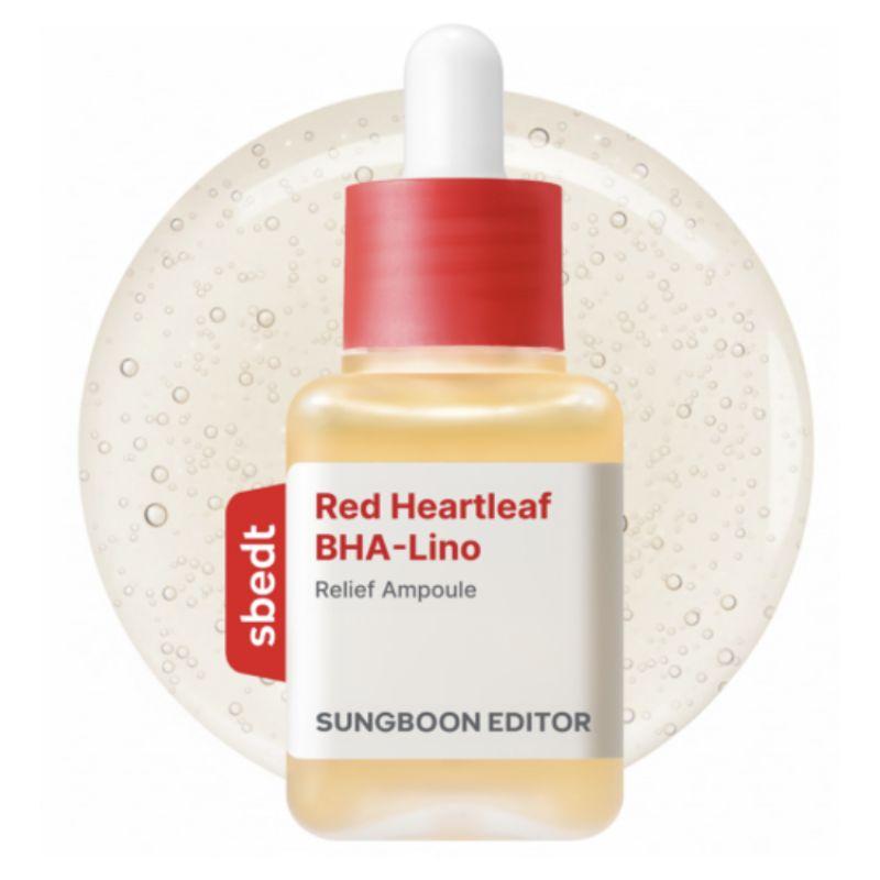 Sungboon Editor Red Houttuynia Moisturizing Soothing Ampoule 40ml 1pcs
