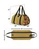 Large Capacity Wear-Resistant Canvas Firewood Carry Bag
