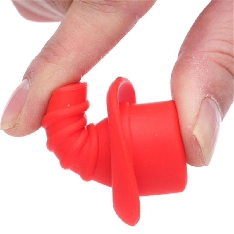 Novelty Top Hat Bottle Topper Wine Champagne Cork Stopper Gag Kitchen Tools New