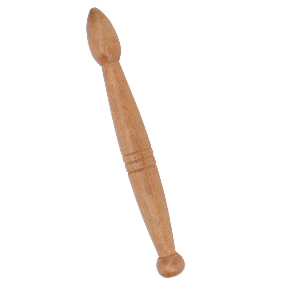 Foot Hand Massage Wooden Stick Ergonomic Portable 2 End Massage Foot Stick Tool for Home Travel Office