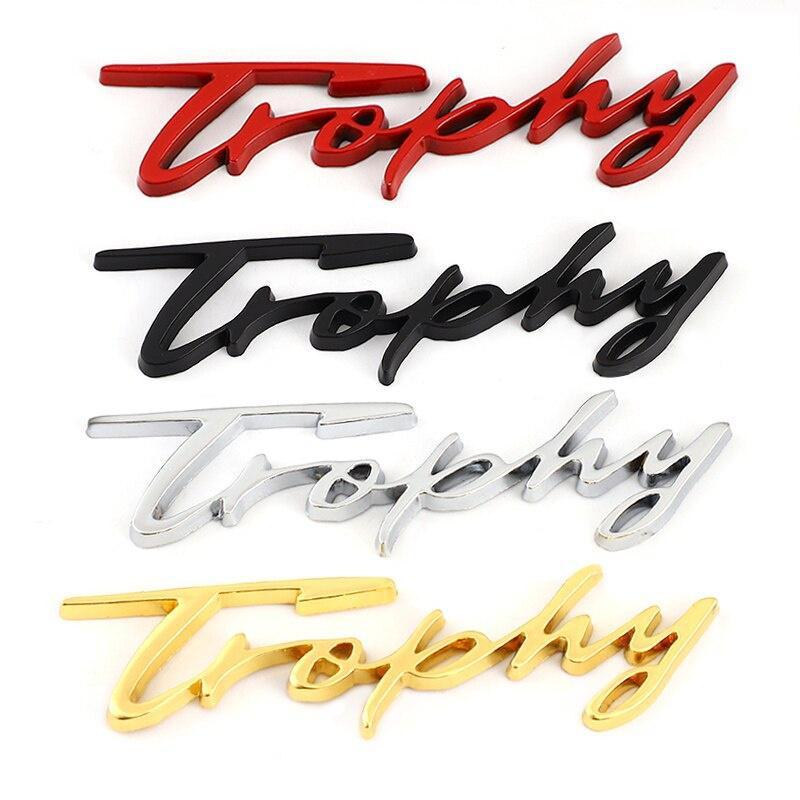 3D Kovové Logo Trofeje Samolepky na Auto Znak Odznak na Kufr Samolepky na Auto pro Renault Megane 2 3 4 RS Grandtourer GT MG6 Samolepka Trofej