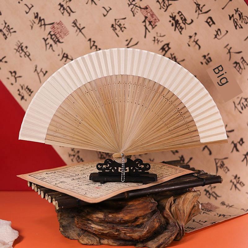 [Don't Yurong] New Chinese Style Suzhou Retro Style Folding Fan Summer Han Chinese Clothing Portable Folding Fan Female Fan
