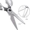Kitchen Scissors, Kitchen Shears Multi Purpose Non Slip Sharp Stainless Steel, Kitchen Aid Is Also Suitable for Poultry Scissors