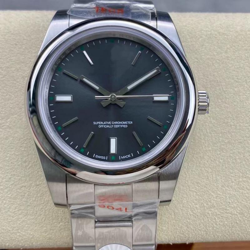 Orologio da uomo Rolex Oyster Perpetual 41mm - Acciaio Inossidabile 316, Luminoso, Impermeabile, Completamente Automatico.