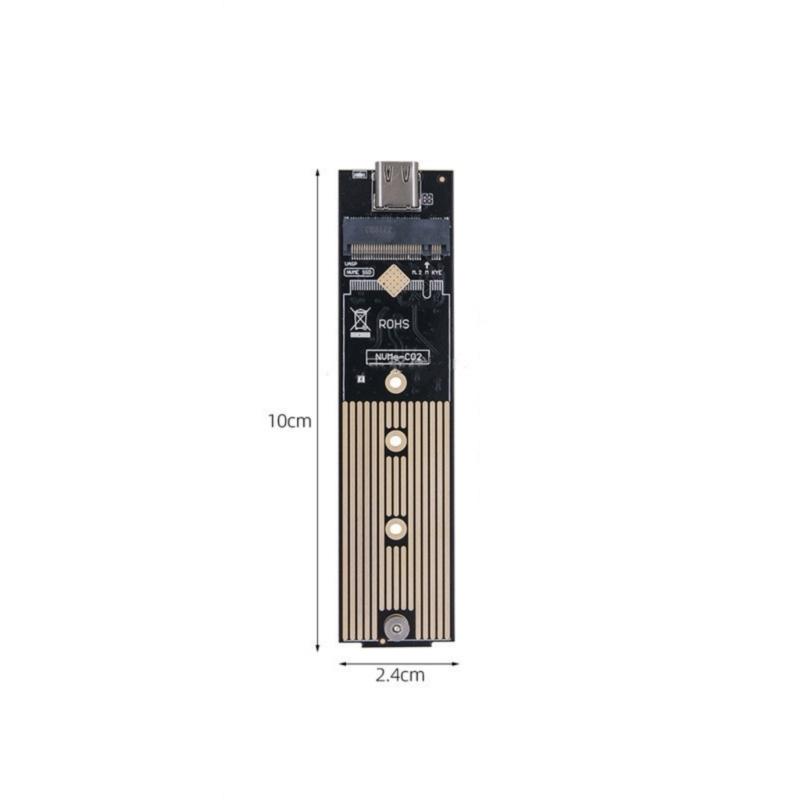 M.2 NVME SSDs to USB Adapter for Fast File Transfers Support for 2280 2260 2242 2230 Drive Type C/USB Interfaces