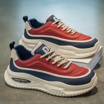 Herrenschuhe Frühling 2025 neue atmungsaktive Sportschuhe Herren Trend vielseitig dicke Sohle höhenverstellbar lässig Dad-Schuhe Herren