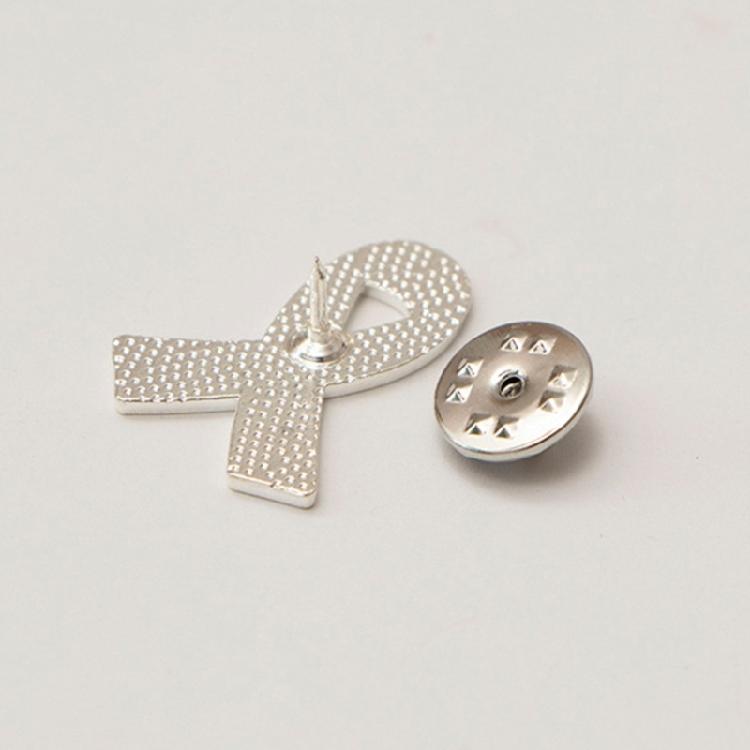 Alloy AIDS Fight Pink Ribbon Brooch Lapel Clothing Accessories for Decoration