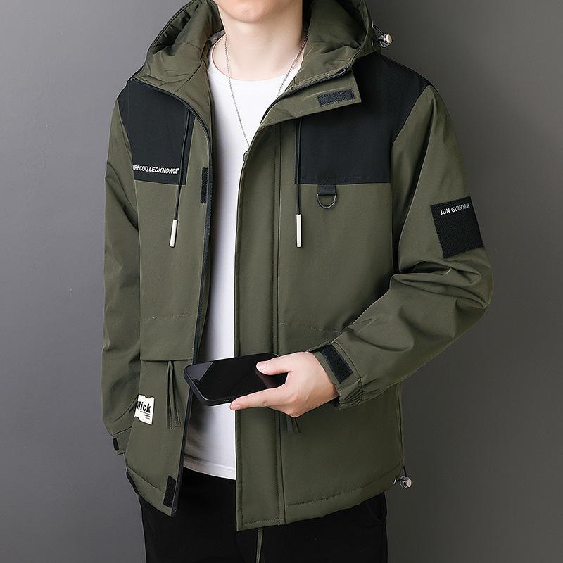 Spring and Autumn Men's Fashion Outdoor Sports Leisure Cargo Jacket