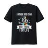 Father And Son Best Friend For Life Dad Fun Autism Awareness T Shirt Homme Versatile Soft Casu
