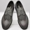 Men's Genuine Leather Shoes Hollow Out Breathable Casual Shoes Business Leather Shoes Men's Formal Shoes Low Heel Pointed Trend