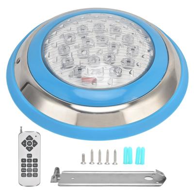 LED Simming Pool Light Underwater Light AC12V RGB HighPower 18Key Remote Control Submersible Light(54W 5400LM )