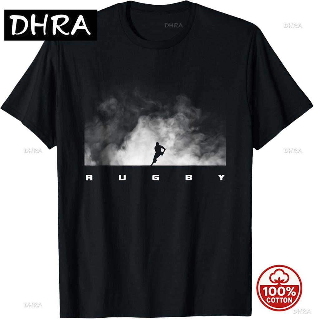 Vintage Rugby Player Sports Retro Unisex Boys Soccer Tee Cute Print Cartoon Loose Tee Unisex Unisex Fashion Tee Creativity Shortsleev