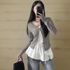 New ArriValS Open Run Women S V Neck Slim Fit Ribbed Cardigan Fabric Button