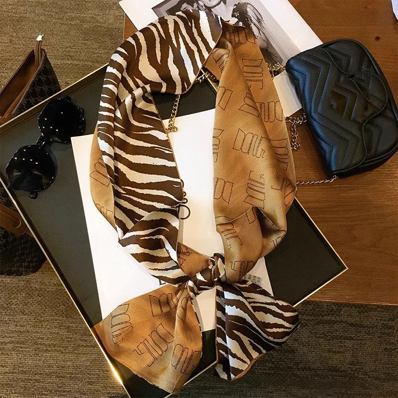 Natural Real Silk Scarf Women Bandana Scarves Wrap Kerchief Mulberry Spring Fashion Luxury High Quality Hijab 14*145Cm