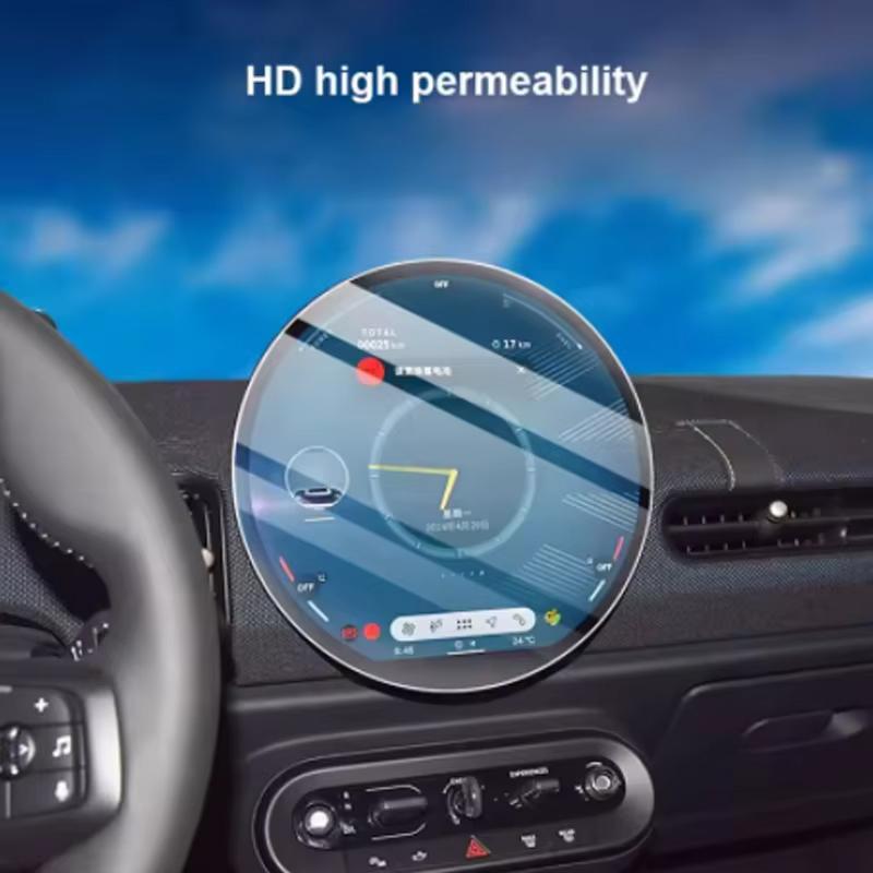 Car GPS Navigation Tempered Glass Protective Film For MINI Cooper S F66 F65 F67 U25 Countryman J01 EV SE 2024 2025 Car Sticker