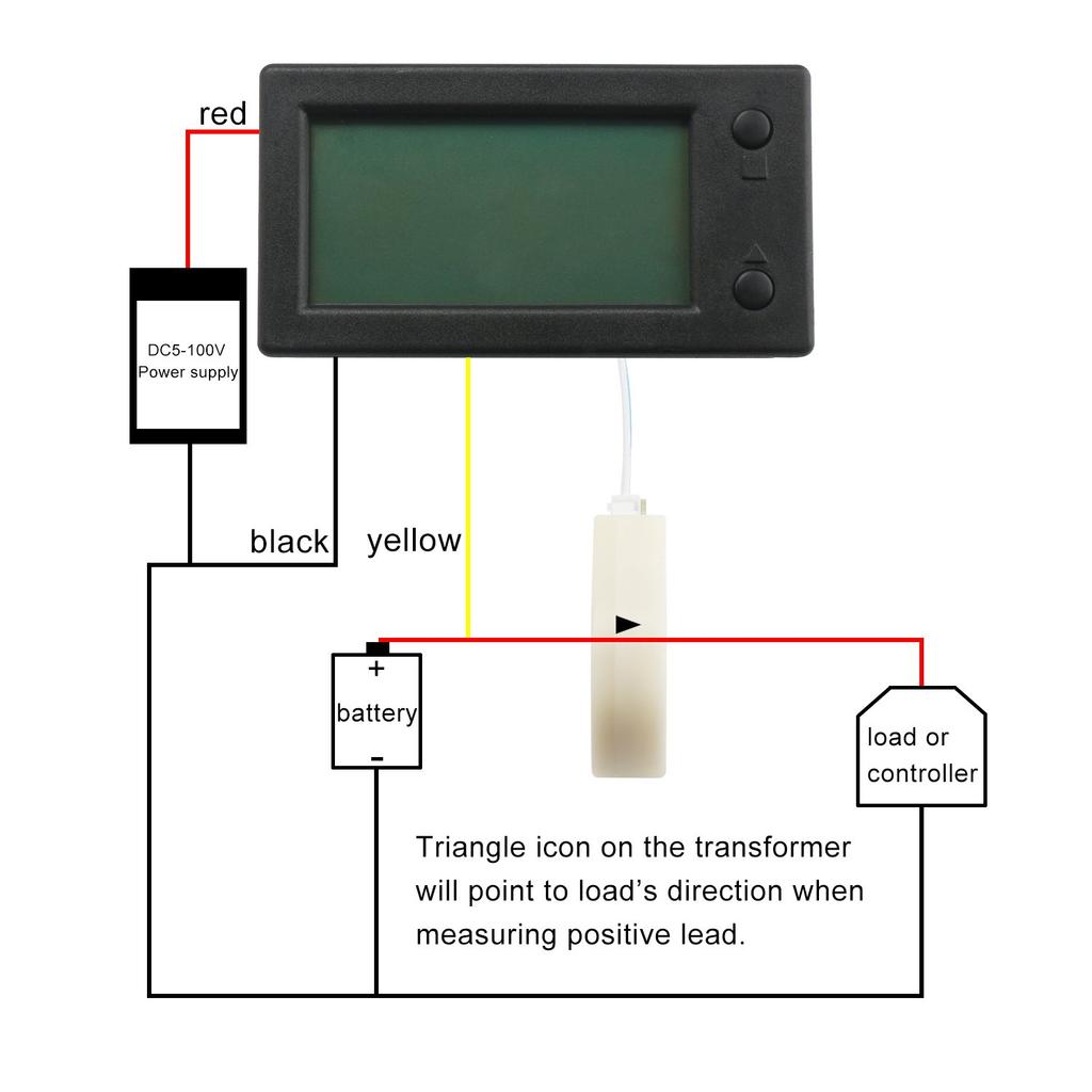DROK DC 200A STN LCD Display Digital AH Monitor Panel with Hall Sensor instruction manual please contact the 0-300V Multimeter, Voltage, Ampere,