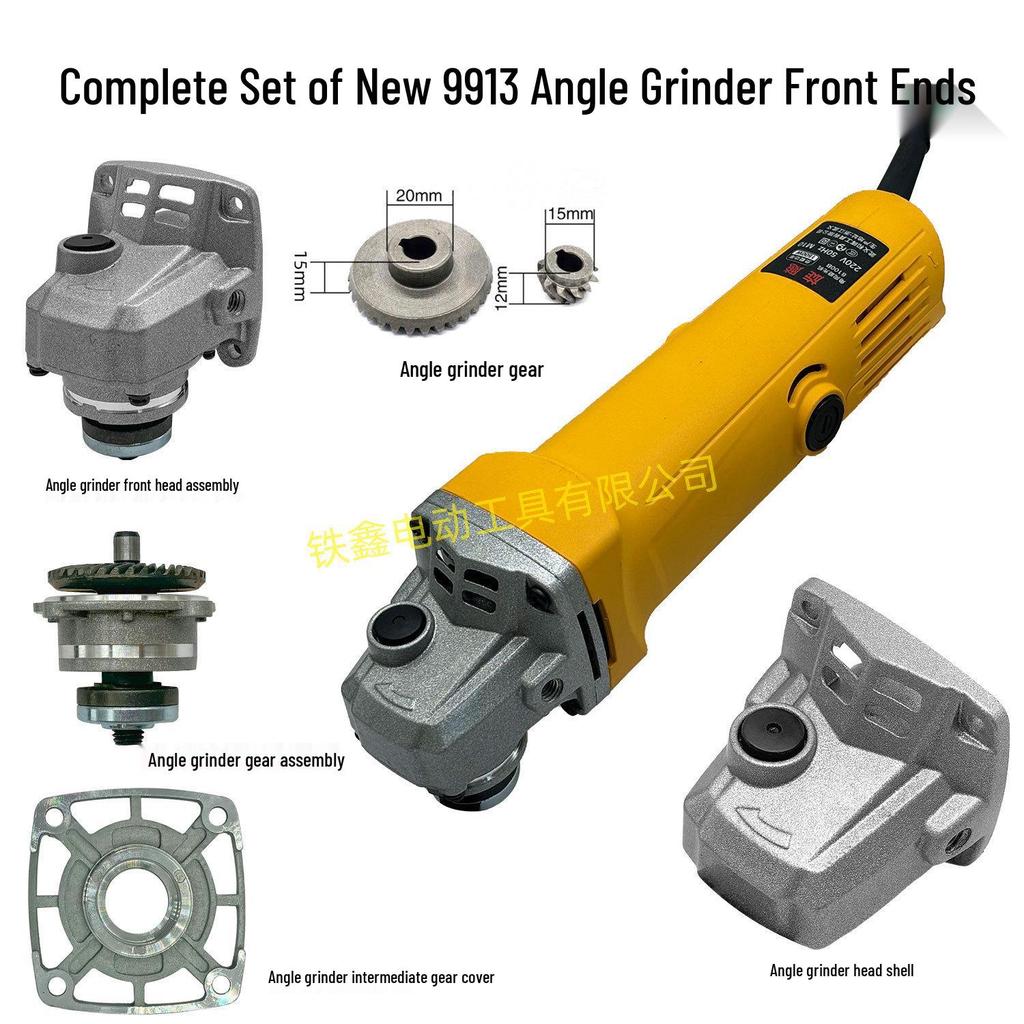 New 9913 Angle Grinder Head Gear Assembly, Pressure Plate & Shaft for 100 Type Polisher.
