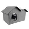 Cat House Large Space Water Resistant Closed Design Comfortable Portable Foldable Cat   for Indoor Pets