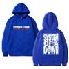Rock band System of A Down Mezmerize 2025 Album Vintage metal streetwear Unisex hip hop Casual Hoodie Unisex Fleece pullover