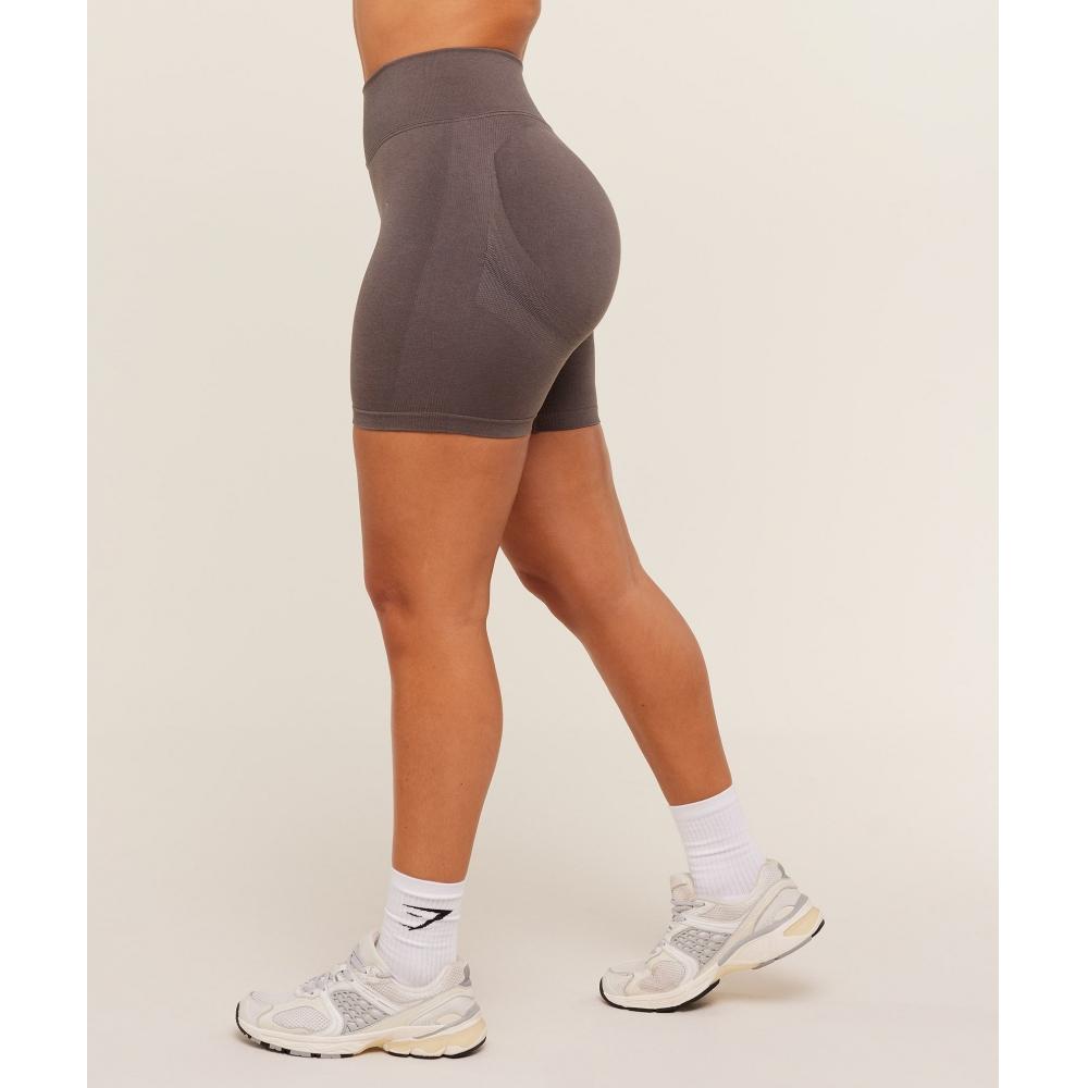 Gymshark Lift Seamless Shorts Cool Brown B6a8i Nbzg