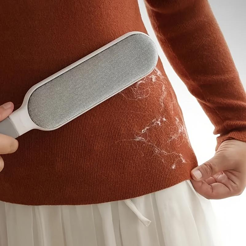 Reusable Lint Remover, Dual-Sided Pet Hair And Dust Brush, Manual Electrostatic Cleaning Tool, Durable Polypropylene, With No Electricity Needed