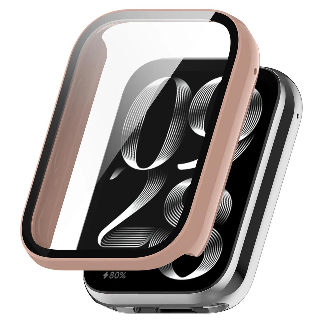 Glass+Case for Xiaomi Mi Band 9 Pro SmartWatch All-Around Screen Protector PC Bumper for MiBand 8 9 Pro Tempered Glass Accessories