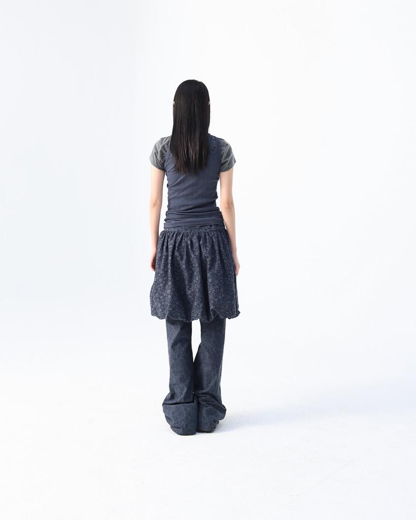999Hyumeoniti Jacquard Pumpkin Skirt (Vintage Navy)