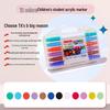 Acrylic Markers: 12, 48, 60, 80 Water-Based Colors for Student Art, Anime, Hand-Painting, Coloring, and Doodling.