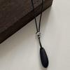 Elegant Water Drop Pendant Necklace - Minimalist, Light Luxury Clavicle Chain for Women