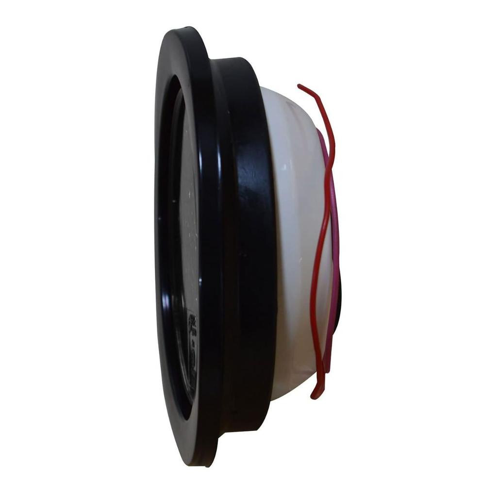 2pcs 4" Inch Round White Super Bright Diodes Reverse Backup Tail Sealed Lights Rubber for Trucks Trailers RV Boat 24V