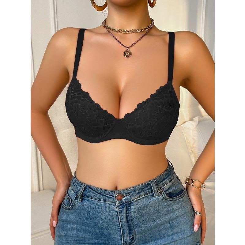 Ladies Spring and Summer Fashion New Sexy Gathering Anti Sagging Underwear 70B чёрный