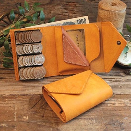 LITSTA Coin Wallet3 Compact wallet with coin holder Yellow YELLOW