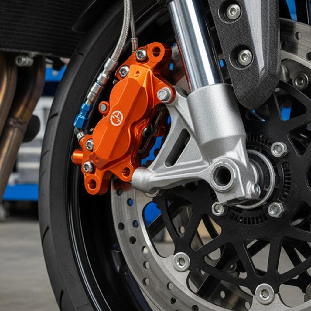 Motorcycle Modification Calipers parts C-NC Aluminum Alloy Motorcycle Brake Assembly Replacement Motorcycle Rear Brake Clamp