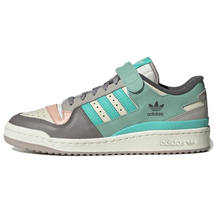 Adidas Originals Forum 84 Low Northern Lights Retro Casual Low-Top Sneakers Unisex Sneakers Gray Green GX4574