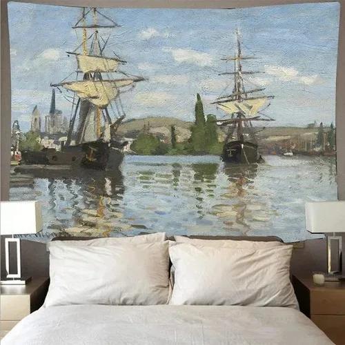 Oil Painting Style Background Tapestry Bedroom Living Room Tapestry Home Wall Decoration Tapestry