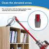 Quick Release Top Bottom Adapter Accessories For Dyson V7 V8 V10 V11 V15 Vacuum Cleaner Part Low Reach Adaptor Spare Parts