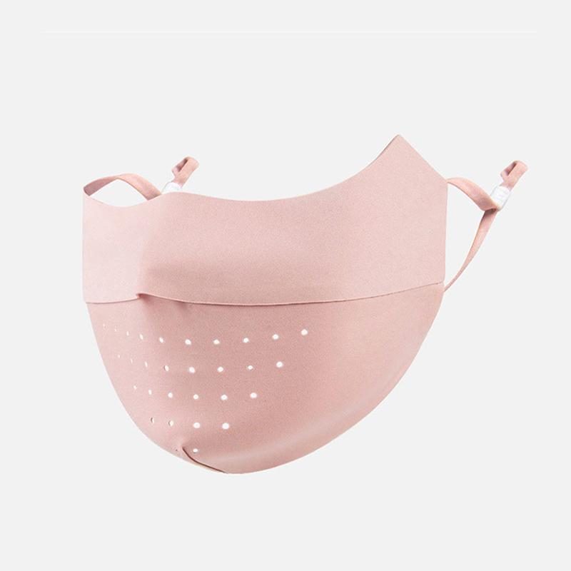 Ice Silk Face Mask Uv Sun Protection Summer Adjustable Breathable Mask Men Women Outdoor Running Cycling Sports Mask